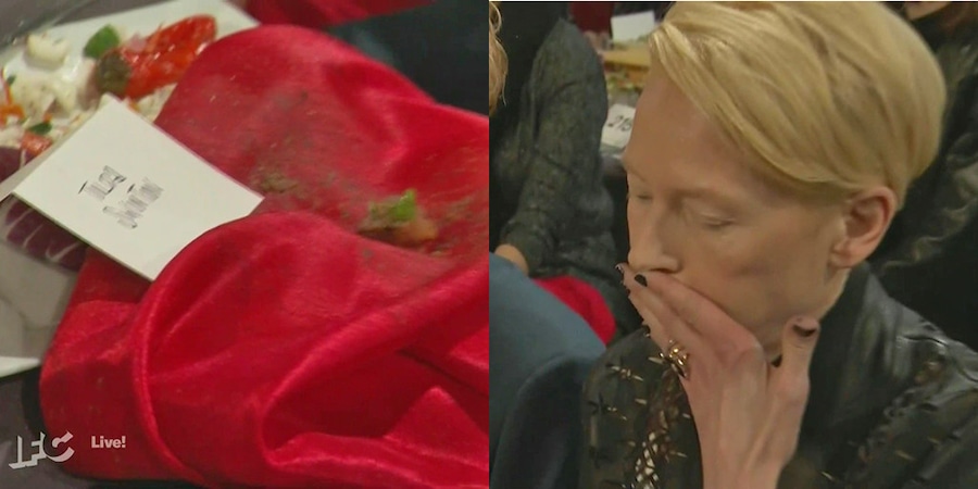 Tilda Swinton, Napkin, 2019 Independent Spirit Awards